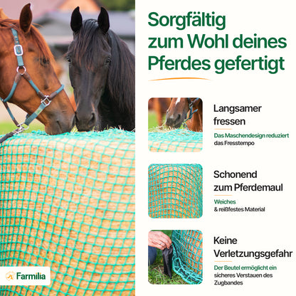 Heunetz für Rundballen 150x150x150 cm